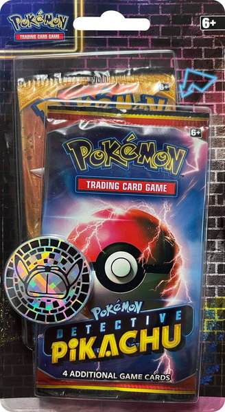 Detective Pikachu Two Pack Blister - Detective Pikachu Pokémon trading card