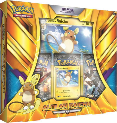 Alolan Raichu Box trading card from Miscellaneous Cards & Products Alolan Raichu Box - Miscellaneous Cards & Products Pokémon trading card