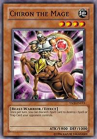 Chiron the Mage trading card from Starter Deck: Jaden Yuki Chiron the Mage - Starter Deck: Jaden Yuki YuGiOh trading card