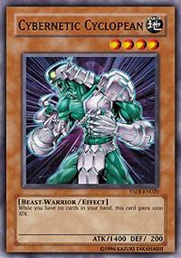 Cybernetic Cyclopean trading card from Starter Deck: Jaden Yuki Cybernetic Cyclopean - Starter Deck: Jaden Yuki YuGiOh trading card