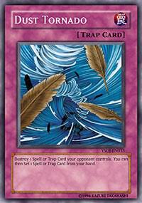 Dust Tornado trading card from Starter Deck: Jaden Yuki Dust Tornado - Starter Deck: Jaden Yuki YuGiOh trading card