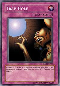 Trap Hole - Starter Deck: Jaden Yuki YuGiOh trading card