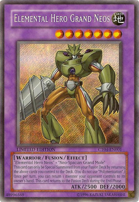 Elemental HERO Grand Neos - 2007 Collectors Tin YuGiOh trading card