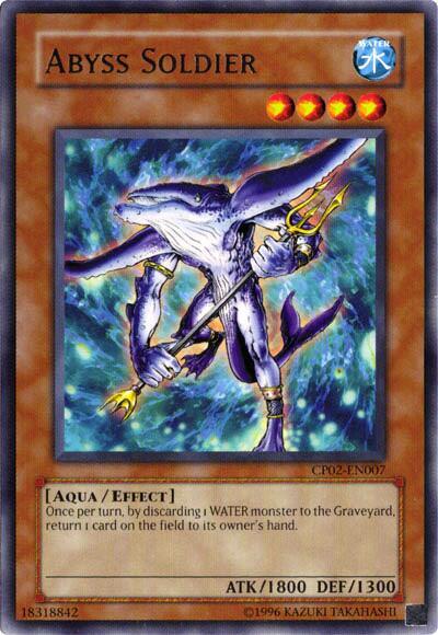 Abyss Soldier trading card from Champion Pack 2 Abyss Soldier - Champion Pack 2 YuGiOh trading card