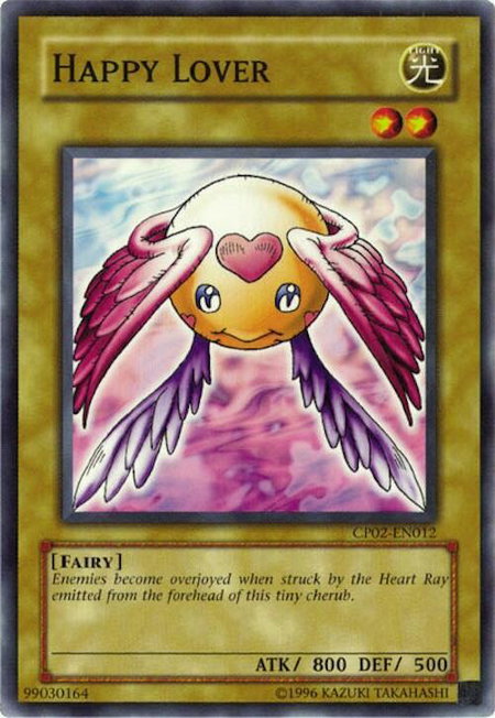 Happy Lover trading card from Champion Pack 2 Happy Lover - Champion Pack 2 YuGiOh trading card