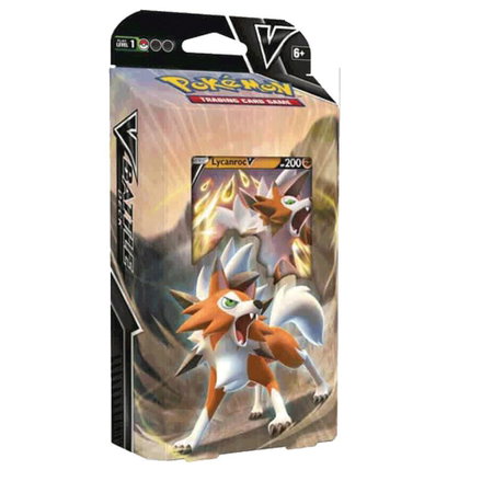 V Battle Deck [Lycanroc V] - Miscellaneous Cards & Products Pokémon trading card
