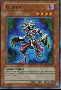 Gernia trading card from Champion Pack 4 Gernia - Champion Pack 4 YuGiOh trading card