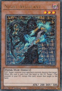 Night Assailant (Duel Terminal) - Hidden Arsenal: Chapter 1 (HAC1) #HAC1-EN009 - Duel Terminal Technology Ultra Rare YuGiOh Trading Card