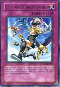Return from the Different Dimension trading card from Champion Pack 4 Return from the Different Dimension - Champion Pack 4 YuGiOh trading card