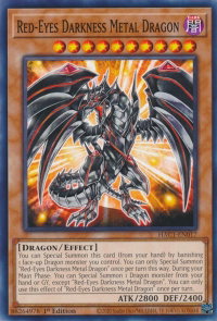 Red-Eyes Darkness Metal Dragon - Hidden Arsenal: Chapter 1 (HAC1) #HAC1-EN017 - Common / Short Print YuGiOh Trading Card
