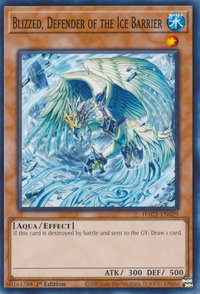 Blizzed, Defender of the Ice Barrier - Hidden Arsenal: Chapter 1 (HAC1) #HAC1-EN029 - Common / Short Print YuGiOh Trading Card