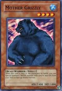 Mother Grizzly trading card from Champion Pack 4 Mother Grizzly - Champion Pack 4 YuGiOh trading card