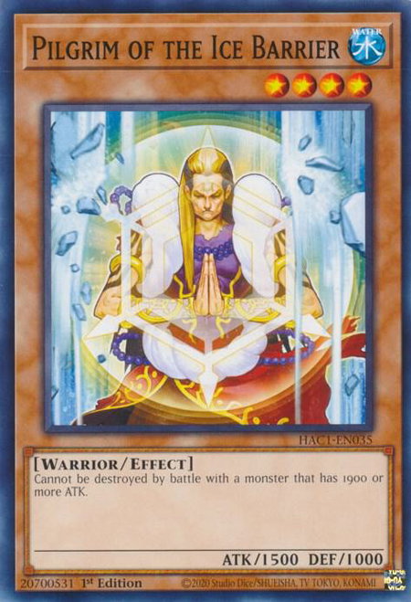 Pilgrim of the Ice Barrier - Hidden Arsenal: Chapter 1 YuGiOh trading card