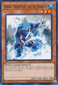 Shock Troops of the Ice Barrier - Hidden Arsenal: Chapter 1 (HAC1) #HAC1-EN037 - Common / Short Print YuGiOh Trading Card