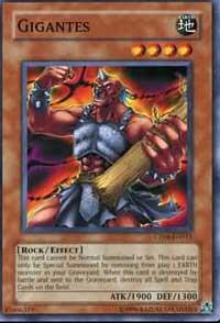 Gigantes trading card from Champion Pack 4 Gigantes - Champion Pack 4 YuGiOh trading card
