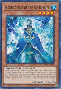 Sacred Spirit of the Ice Barrier (Duel Terminal) - Hidden Arsenal: Chapter 1 (HAC1) #HAC1-EN045 - Duel Terminal Technology Common YuGiOh Trading Card
