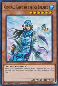General Raiho of the Ice Barrier - Hidden Arsenal: Chapter 1 (HAC1) #HAC1-EN046 - Common / Short Print YuGiOh Trading Card