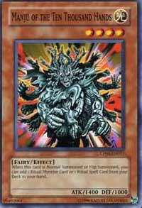 Manju of the Ten Thousand Hands - Champion Pack 4 YuGiOh trading card