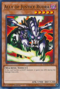 Ally of Justice Rudra - Hidden Arsenal: Chapter 1 (HAC1) #HAC1-EN079 - Common / Short Print YuGiOh Trading Card