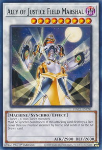 Ally of Justice Field Marshal - Hidden Arsenal: Chapter 1 (HAC1) #HAC1-EN091 - Common / Short Print YuGiOh Trading Card