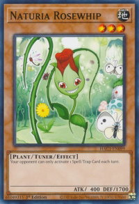 Naturia Rosewhip - Hidden Arsenal: Chapter 1 (HAC1) #HAC1-EN099 - Common / Short Print YuGiOh Trading Card