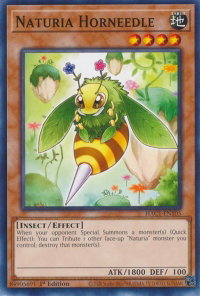 Naturia Horneedle - Hidden Arsenal: Chapter 1 (HAC1) #HAC1-EN105 - Common / Short Print YuGiOh Trading Card