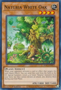 Naturia White Oak - Hidden Arsenal: Chapter 1 (HAC1) #HAC1-EN115 - Common / Short Print YuGiOh Trading Card
