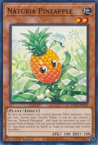 Naturia Pineapple - Hidden Arsenal: Chapter 1 (HAC1) #HAC1-EN118 - Common / Short Print YuGiOh Trading Card