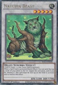 Naturia Beast (Duel Terminal) - Hidden Arsenal: Chapter 1 (HAC1) #HAC1-EN120 - Duel Terminal Technology Ultra Rare YuGiOh Trading Card