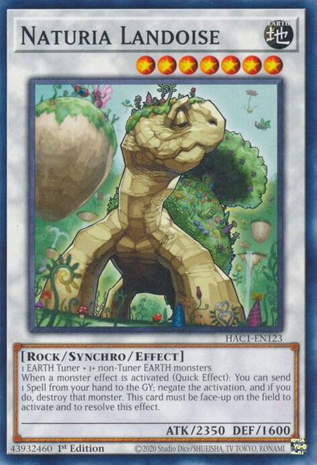 Naturia Landoise - Hidden Arsenal: Chapter 1 YuGiOh trading card