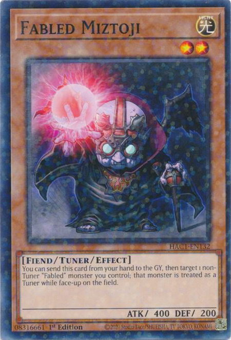 Fabled Miztoji (Duel Terminal) - Hidden Arsenal: Chapter 1 YuGiOh trading card