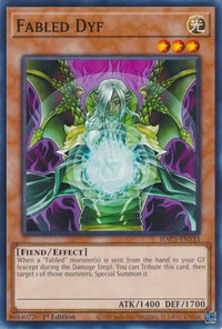 Fabled Dyf - Hidden Arsenal: Chapter 1 (HAC1) #HAC1-EN133 - Common / Short Print YuGiOh Trading Card