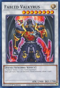Fabled Valkyrus - Hidden Arsenal: Chapter 1 (HAC1) #HAC1-EN144 - Common / Short Print YuGiOh Trading Card