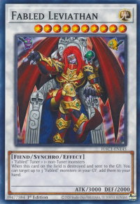 Fabled Leviathan - Hidden Arsenal: Chapter 1 (HAC1) #HAC1-EN145 - Common / Short Print YuGiOh Trading Card