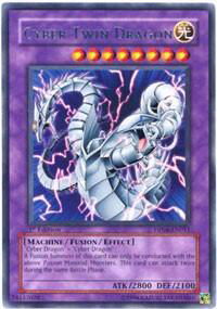 Cyber Twin Dragon - Duelist Pack 4: Zane Truesdale (DP04) #DP04-EN011 - Rare YuGiOh Trading Card