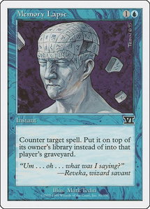 Memory Lapse - Classic Sixth Edition (6ED) #81 - Common Magic: The Gathering Trading Card