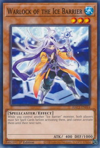 Warlock of the Ice Barrier - Hidden Arsenal: Chapter 1 (HAC1) #HAC1-EN044 - Common / Short Print YuGiOh Trading Card