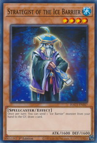 Strategist of the Ice Barrier - Hidden Arsenal: Chapter 1 (HAC1) #HAC1-EN047 - Common / Short Print YuGiOh Trading Card