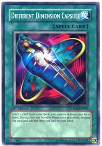 Different Dimension Capsule - Duelist Pack 4: Zane Truesdale YuGiOh trading card