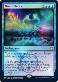 Omniscience - Judge Promos (JDG) #2 - Promo Magic: The Gathering Trading Card
