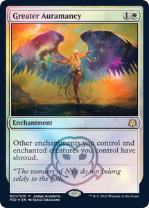 Greater Auramancy - Judge Promos (JDG) #1 - Promo Magic: The Gathering Trading Card