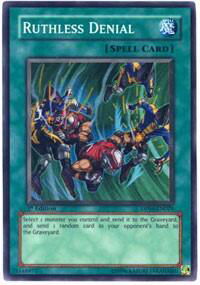 Ruthless Denial - Duelist Pack 4: Zane Truesdale (DP04) #DP04-EN024 - Super Rare YuGiOh Trading Card