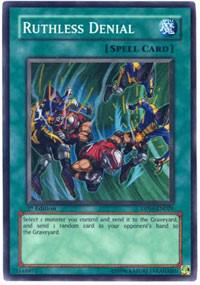 Ruthless Denial - Duelist Pack 4: Zane Truesdale YuGiOh trading card