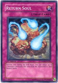 Return Soul - Duelist Pack 4: Zane Truesdale YuGiOh trading card