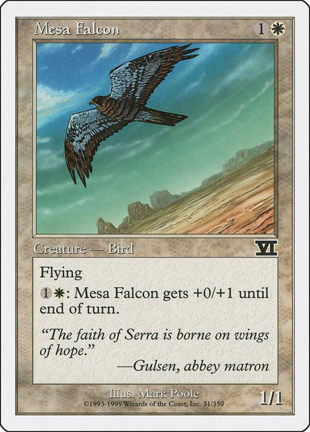 Mesa Falcon - Classic Sixth Edition Magic: The Gathering trading card