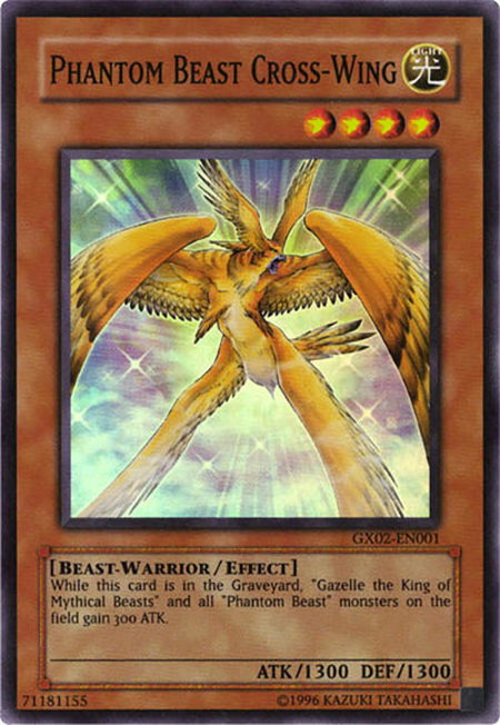 Phantom Beast Cross-Wing - GX Tag Force Promo YuGiOh trading card