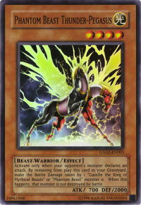 Phantom Beast Thunder-Pegasus - GX Tag Force Promo (GX02) #GX02-EN003 - Super Rare YuGiOh Trading Card