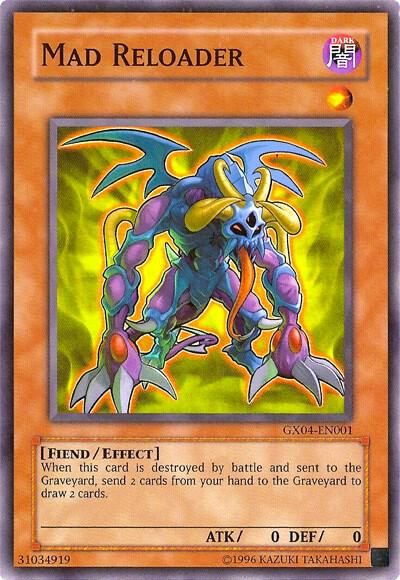 Mad Reloader (GX Tag Force 2) trading card from Yu-Gi-Oh! Video Game Promotional Cards Mad Reloader (GX Tag Force 2) - Yu-Gi-Oh! Video Game Promotional Cards YuGiOh trading card