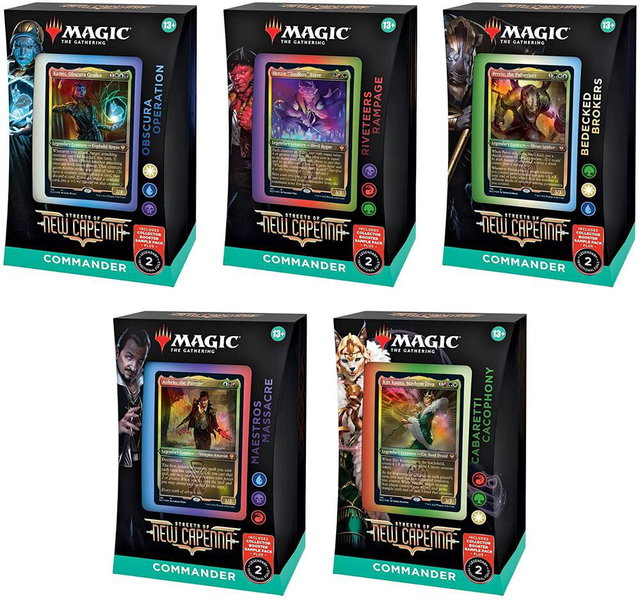 Streets of New Capenna - Commander Deck Display trading card from Commander: Streets of New Capenna Streets of New Capenna - Commander Deck Display - Commander: Streets of New Capenna Magic: The Gathering trading card