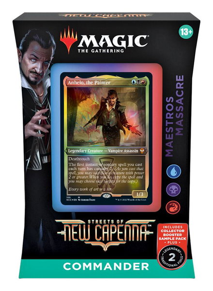 Streets of New Capenna Commander Deck - Maestros Massacre trading card from Commander: Streets of New Capenna Streets of New Capenna Commander Deck - Maestros Massacre - Commander: Streets of New Capenna Magic: The Gathering trading card